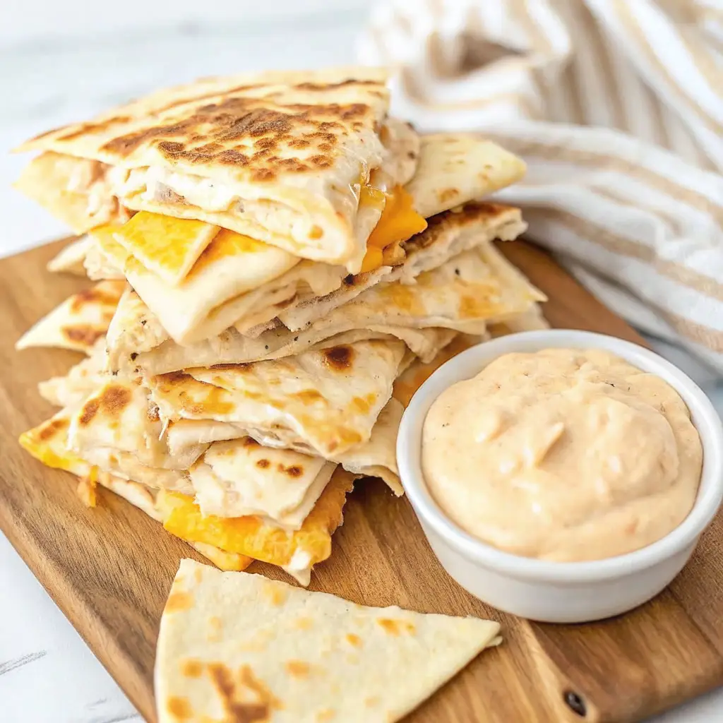 Easy 20-Minute Chicken Quesadillas: Crispy & Cheesy